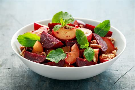 Beet Salad with Peaches and Walnuts | Cook for Your Life