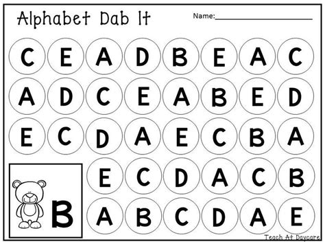 26 Printable Alphabet Uppercase Dab It Worksheets. | Etsy Letter E Worksheets, Pre K Worksheets ...