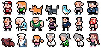 16x16 Pico-8 Characters by CypressDahlia on DeviantArt | Pixel art design, Pixel art, Pixel art ...