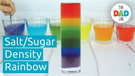 Rainbow Density Tower Experiment for Kids