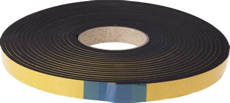 RS PRO Black Foam Tape, 20mm x 10m, 5mm Thick | RS