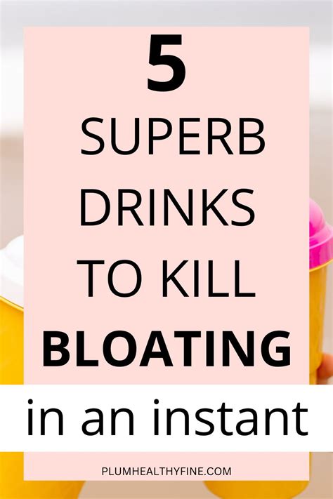 5 Amazing Drinks To Reduce Bloating And Feel Good