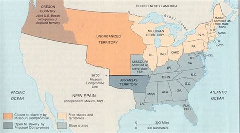 Map of 1820 United States | Map, Baltimore and ohio railroad, Oregon ...