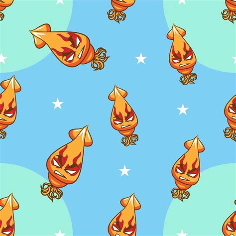 Squid pattern background seamless 20434081 Vector Art at Vecteezy