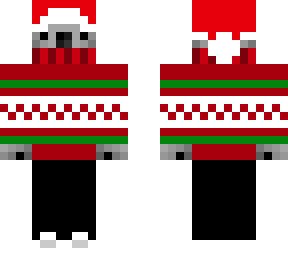 Another update fixed the santa hat | Minecraft Skin