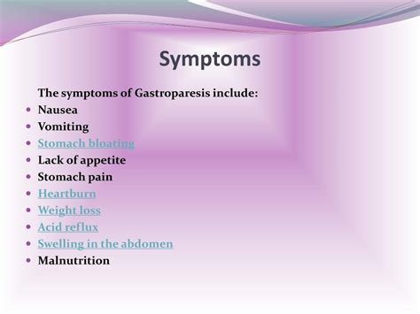 PPT - Gastroparesis: Causes, Symptoms, Diagnosis and Treatment ...