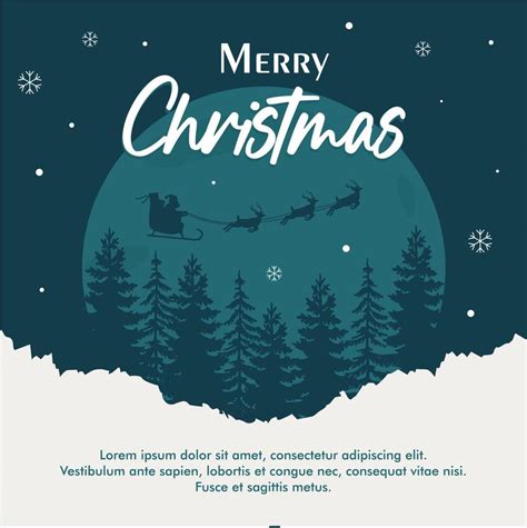 Christmas Background Post Design template 15278706 Vector Art at Vecteezy