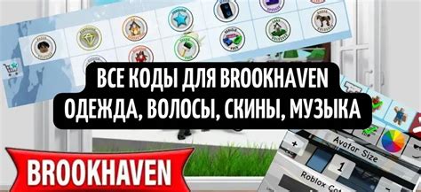 Alle codes voor Brookhaven (01.01.2025): muziek, kleding, skins