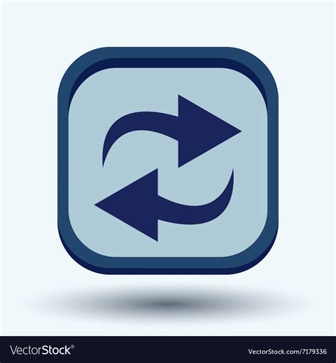 Update arrow Royalty Free Vector Image - VectorStock