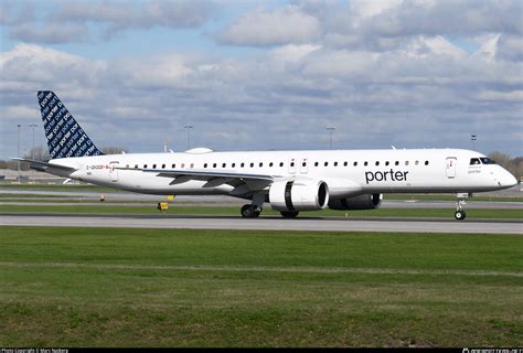 C-GKQQ Porter Airlines Canada Embraer E195-E2 (ERJ 190-400 STD) Photo by Marc Najberg | ID ...