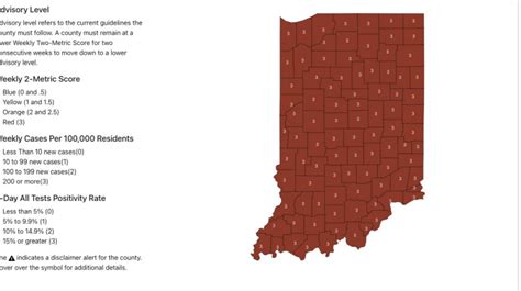 All 92 Indiana counties reach top COVID-19 spread risk level