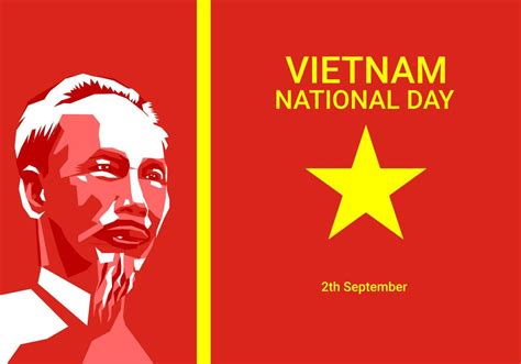 vietnam national day. a poster to celebrate and welcome vietnam independence, with big ...