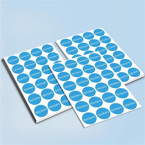 Circle Custom Label Stickers | Top Signage