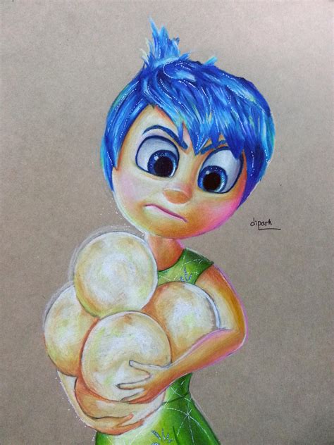 inside out fan art -inside out Joy color pencil by KR-Dipark on DeviantArt