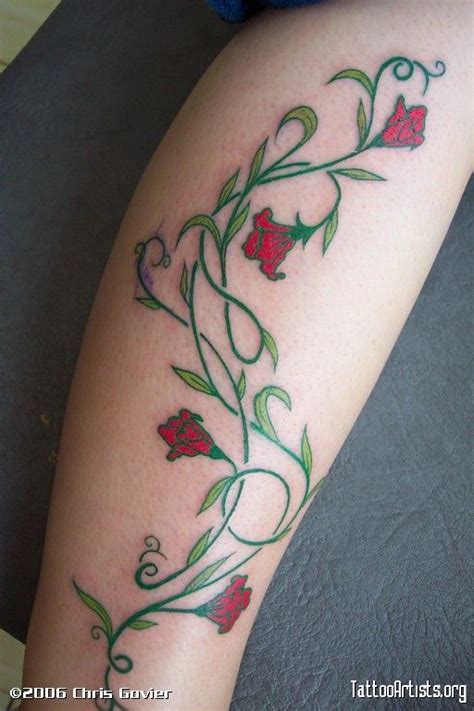 Pin by Inna Smith on Tattoooooos! | Flower vine tattoos, Tattoos for ...