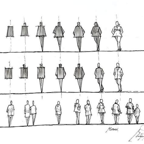 FHD / People And Trees | Perspective drawing architecture, Architecture ...