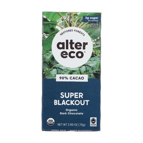 Alter Eco Super Blackout Organic Dark Chocolate