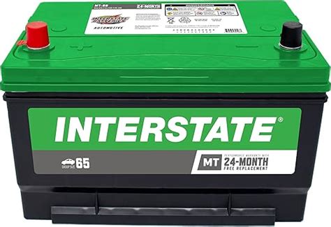 Amazon.com: Interstate Batteries Group 65 Car Battery Replacement (MT-65) 12V, 675 CCA, 24 Month ...