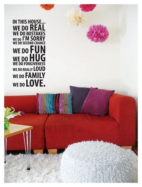 Family Love Hope Wall Quotes Wall Art / Wall Stickers / Wall | Etsy