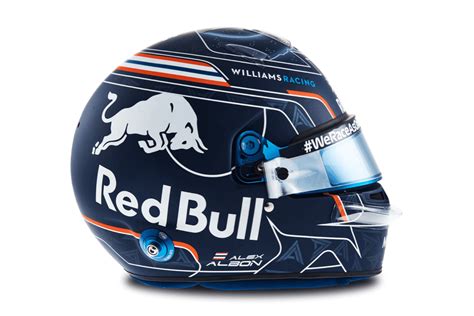 Helmet designs of Alexander Albon (Williams) from 2022 : r/f1helmet