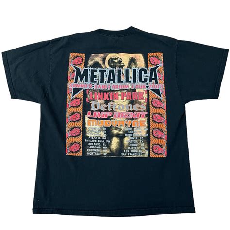 Vintage Metallica Summer Sanitarium 2003 T-shirt – For All To Envy