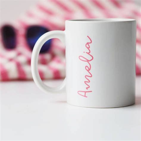 Personalised Name Mug Gift By Sweetlove Press | Personalised name mugs, Name mugs, Diy sharpie mug
