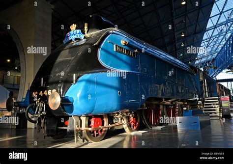 Mallard train, The National Railway Museum, York, Britain, UK Stock Photo, Royalty Free Image ...