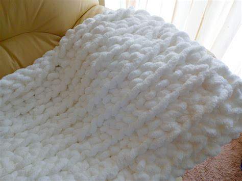 Hand Crochet Super Chunky Blanket by Selina Veronique Crochet