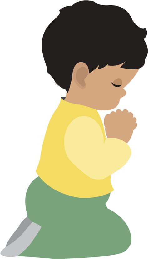 Download HD Little Boy's Prayer - Boy Praying Clipart Transparent PNG Image - NicePNG.com