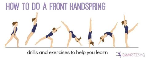 How to Do a Front Handspring: Drills and Exercises to Help you Learn ...