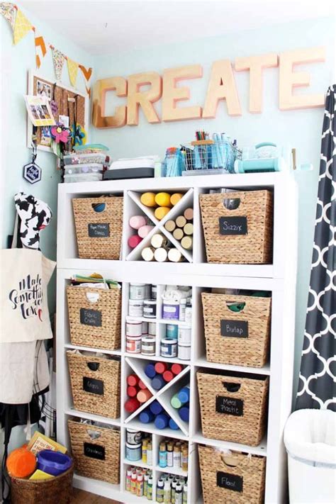 Craft Room Organization: Ideas From A Craft Blogger - Angie Holden The Country Chic Cottage