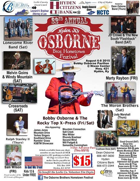 22nd Annual Osborne Brothers Hometown Festival! | Bobby Osborne