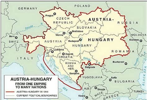 Austro Hungarian Empire Map