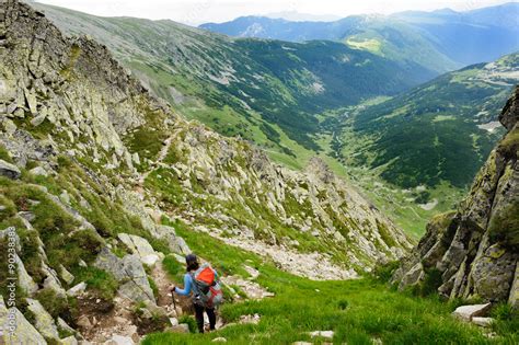 Summer hiking in the mountains. Stock Photo | Adobe Stock