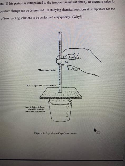 Solved Styrofoam cup calorimeterI have questions regarding | Chegg.com