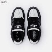 Compass Black Lychee Skate Shoes | SMFK Official