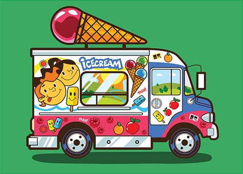 Ice Cream Truck Illustrations, Royalty-Free Vector Graphics & Clip Art - iStock