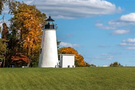 Eleven lighthouses in the Chesapeake Bay watershed