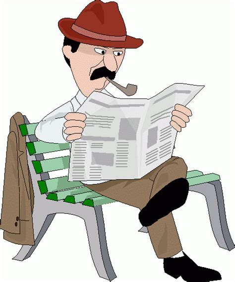 Reading Newspaper Gif