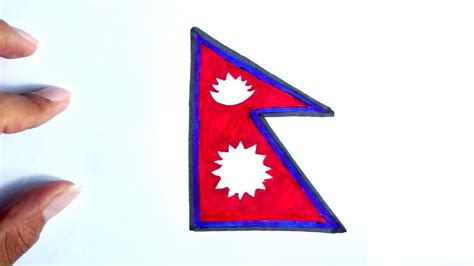 Drawing Flag Nepal 🇳🇵 - YouTube