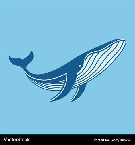 Blue whale icon Royalty Free Vector Image - VectorStock