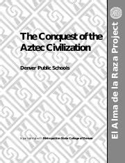 The Conquest of the Aztec Civilization - Study Unit | Course Hero