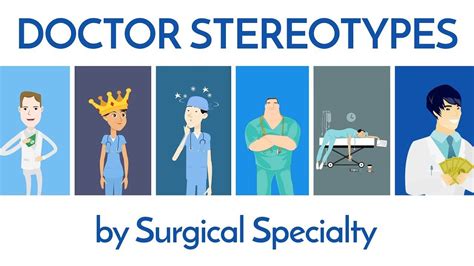 Doctor & Surgeon Stereotypes (by Specialty) | Physician assistant specialties, Medical ...