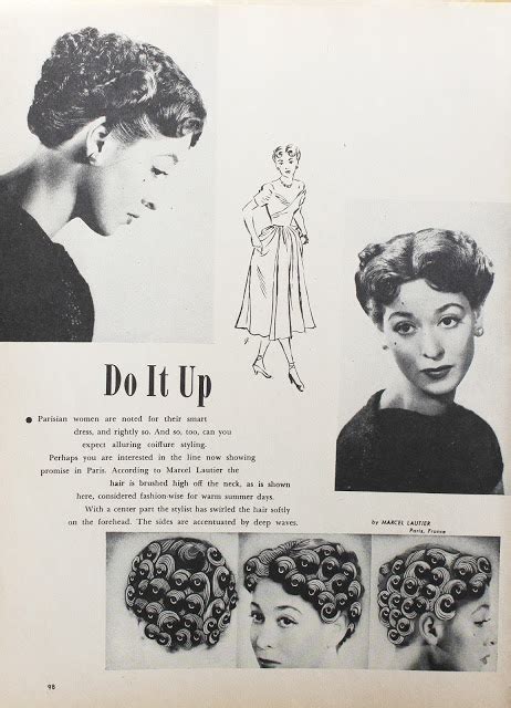 6 Pin Curl Setting and Styling Patterns from the 1950s / Va-Voom ...