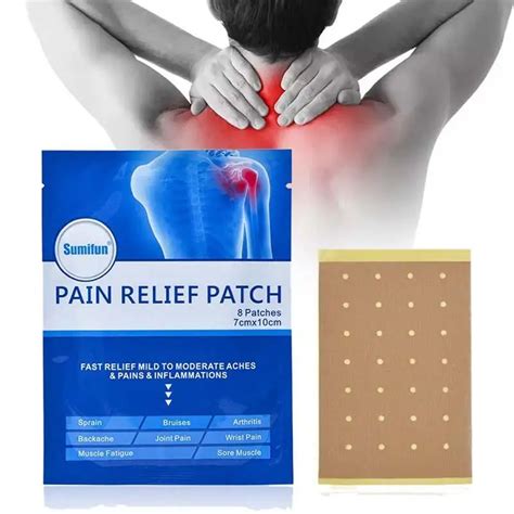 8 Pcs/Bag Spondylosis Pain Plaster Scapula Spondylitis Cervical Periarthritis Pain Relief ...