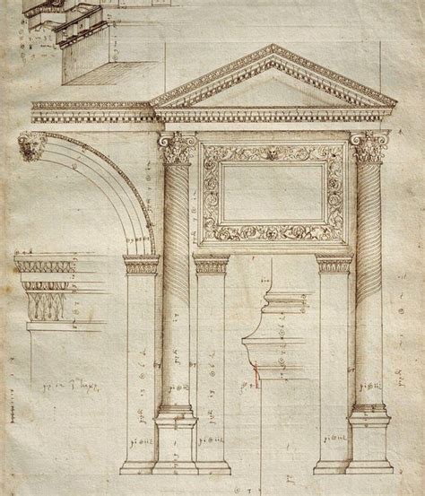 "Andrea Palladio architectural drawings"_Old Masters | Arquitectura, San martin, Historia del arte