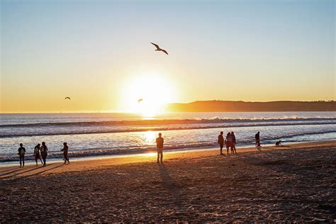 Coronado Beach Sunset Coronado Beach California San Diego Photograph by ...