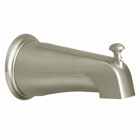 MOEN Monticello Diverter Tub Spout with Slip Fit Connection in Brushed Nickel-3808BN - The Home ...