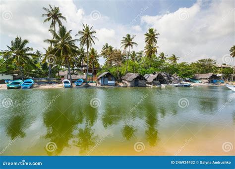 Sri Lanka village stock photo. Image of water, village - 246924432