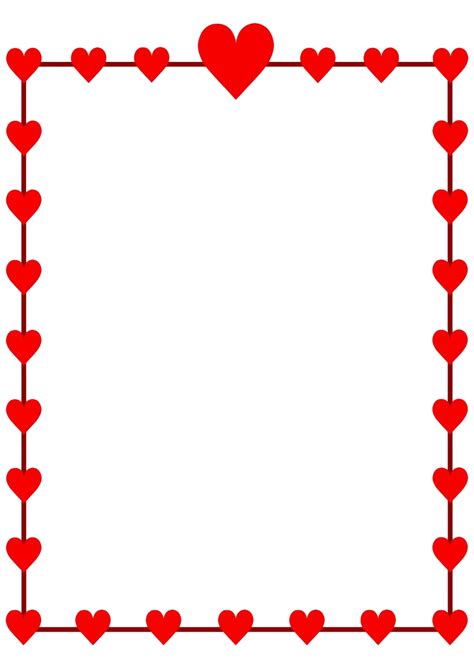 Valentines Day Border PNG Free Image - PNG All | PNG All